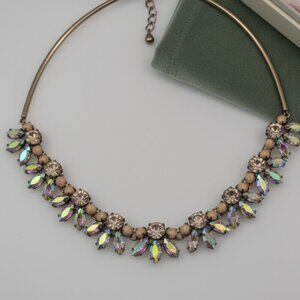 Aurora Borealis J.Crew Crystal Statement Collar Necklace